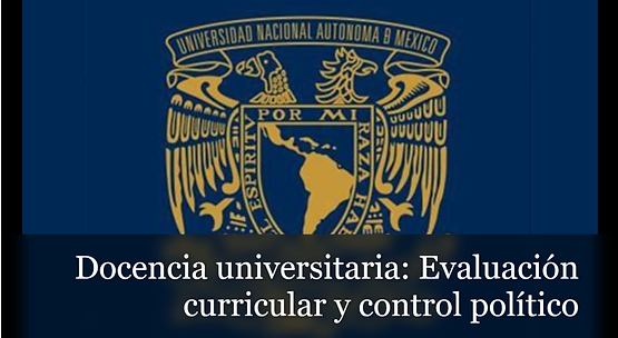Docencia universitaria: Evaluación curricular y control político*