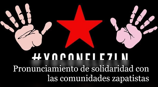 Solidaridad con las comunidades zapatistas del EZLN
